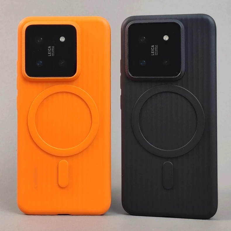 Dải sóng Sạc từ tính Vỏ TPU mềm cho Xiaomi 14 13 Pro Vỏ điện thoại Mi14 Mi13
