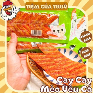  Gói Mèo Yêu Cá Hằng Đại Snack Cay Cay Cổng Trường đồ ăn vặt nội địa Tiệm Ăn Vặt Thuỳ Bùi 