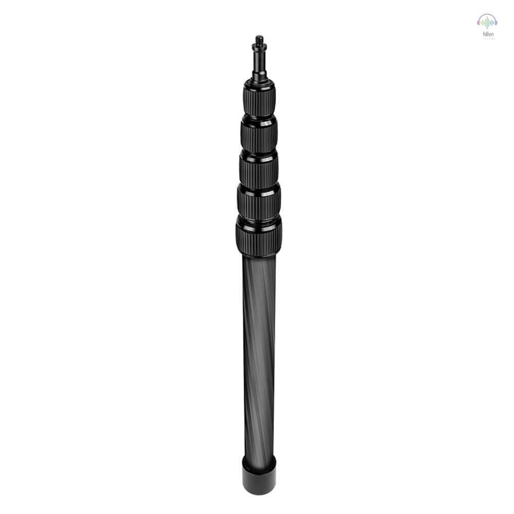 Micro cầm tay Boom Arm 6 phần có thể mở rộng Mic Arm Sợi Carbon Boom Cực cho micrô Vít & Sợi 1 / 4 I