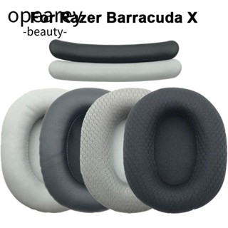 Opearey 2 Miếng đệm tai, Miếng đệm tai bằng bọt biển thay thế Đệm tai, Phụ kiện Tai nghe Earmuff Tai nghe Earmuff cho Razer Barracuda X