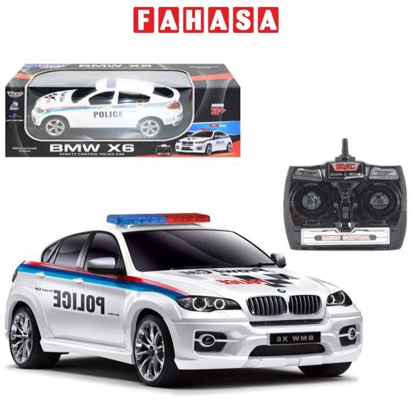 Đồ Chơi Mô Hình Xe Cảnh Sát BMW X6 Điều Khiển Từ Xa - Vecto VT1401P/WH - Màu Trắng