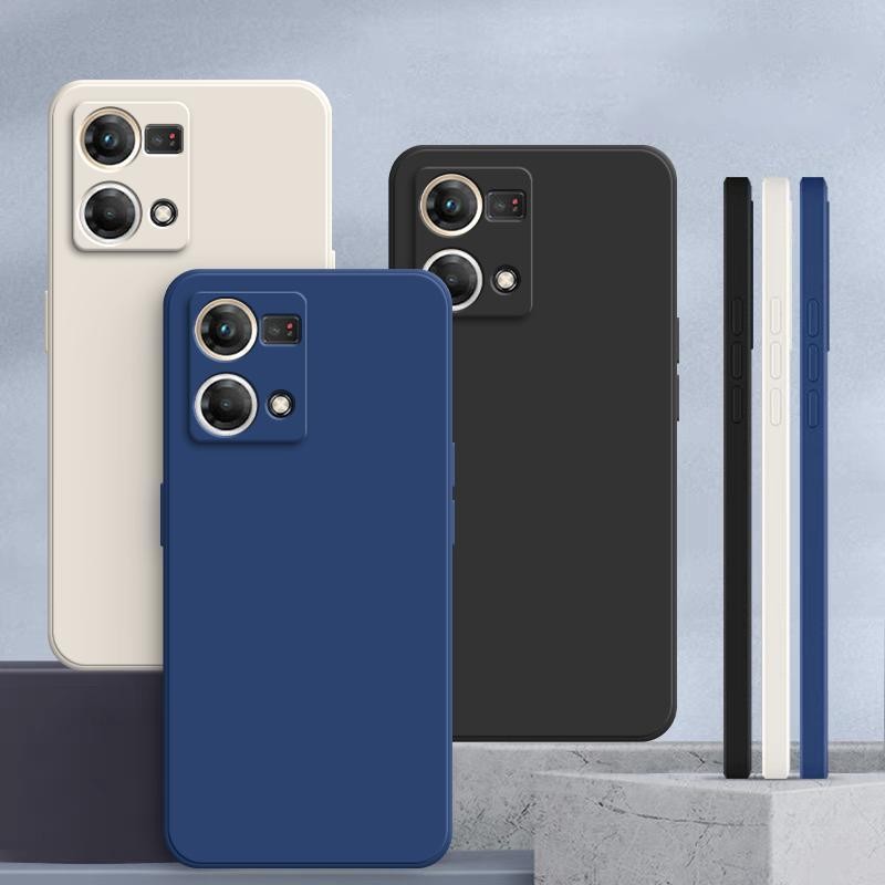 Ốp lưng OPPO Reno 7 4g / Reno8 4g, màu trơn OPPO Reno 8 / Reno7 4g Vỏ bảo vệ silicon chống rơi màu trơn đơn giản YT