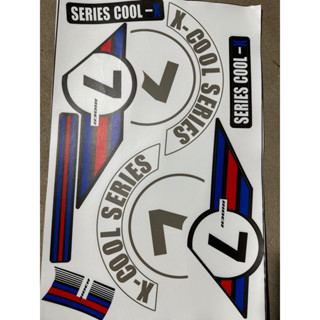 Tem số 7 dán xe điện xmen tem xịn 3 lớp 1 năm không bong tróc bay màu