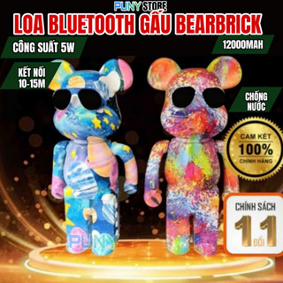 Loa Bluetooth Gấu Bearbrick B5 Màu Sắc Sang Trọng, Loa Mini Buns Không Dây,  Chống Nước  Âm Bass Mạnh To Chắc PUNY
