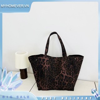 [Myhomever.vn] Túi Tote Nữ In Da Báo Ví Hobo Nhẹ Cho Công Việc Du Lịch