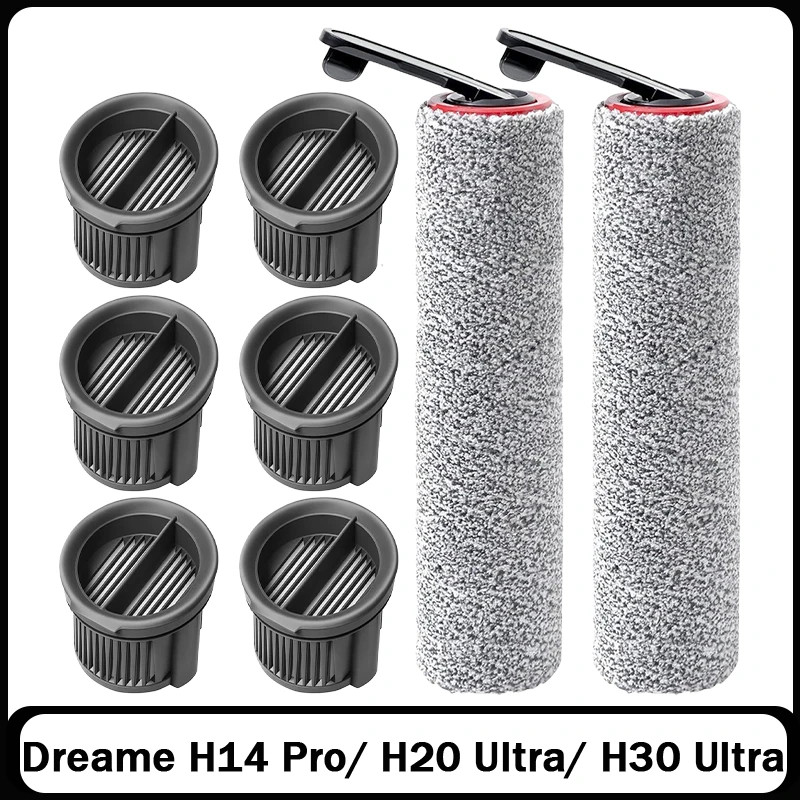 Dreame H14 Ultra H14 Pro H14 Dual H20 Ultra H30 Ultra Máy Hút Bụi Phụ Kiện Con Lăn Bàn Chải Lọc Sapr