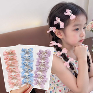  2   6 Cái   lốc Trẻ Em Nơ Kẹp Tóc Kẹp Bên Nổ Kẹp Tóc Phụ Kiện Tóc 