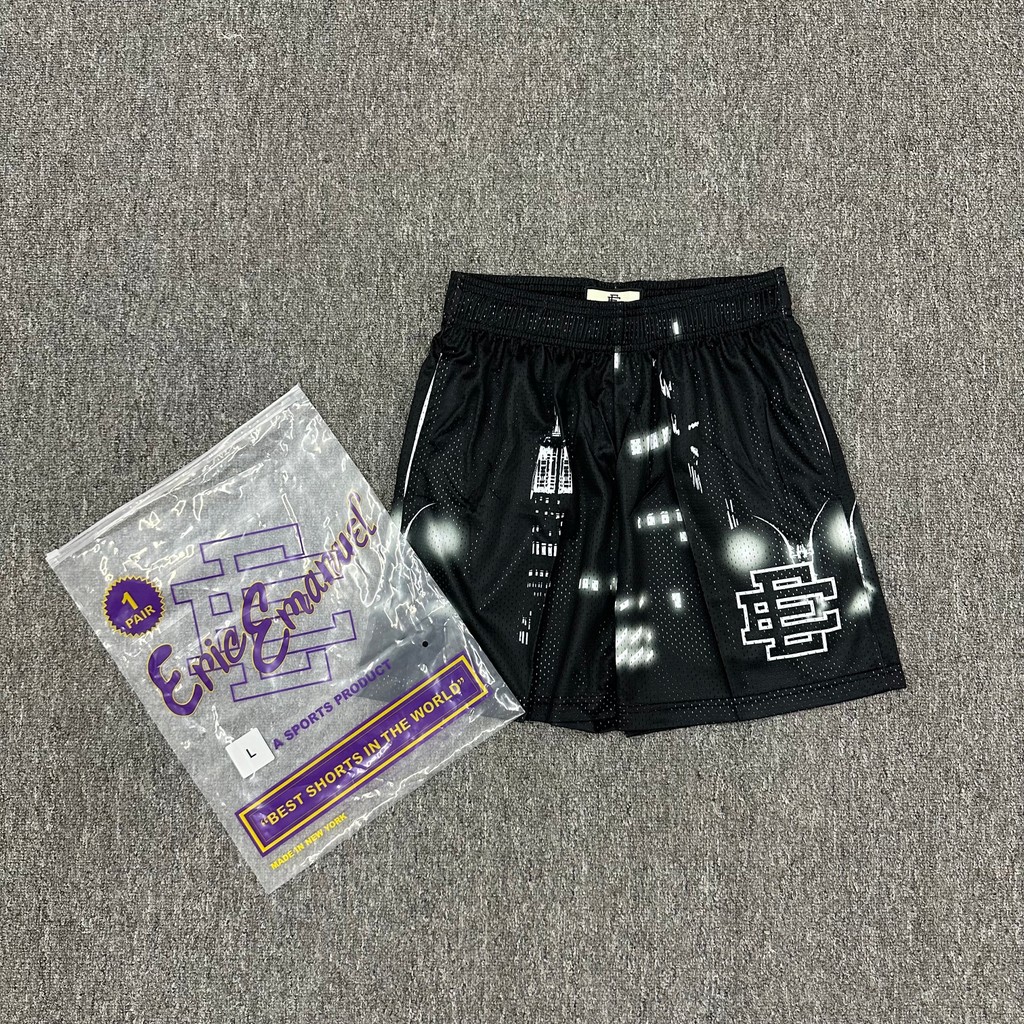 Shorts Eric Emanuel Mỹ nhanh khô, lưới thoáng khí, phù hợp dạo phố và chơi bóng rổ mùa hè