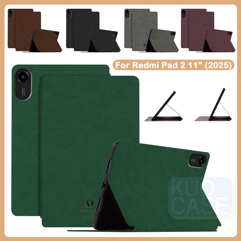 Dành Cho Redmi Pad 2 2025 11inch Redmi Pad 2 4G Ốp điện thoại TPU Mềm Bao Da PU