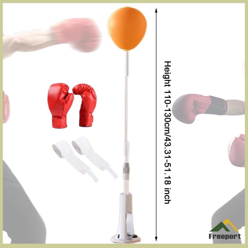 Túi đục lỗ có chân đế Boxing Reflex Ball Tập thể dục phối hợp mắt tay