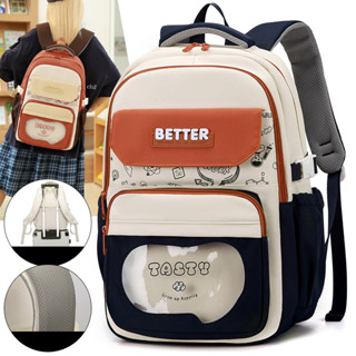 Balo học sinh nữ đi học thời trang ulzzang hàn quốc vải chống nước nhiều ngăn đựng vừa laptop 7637