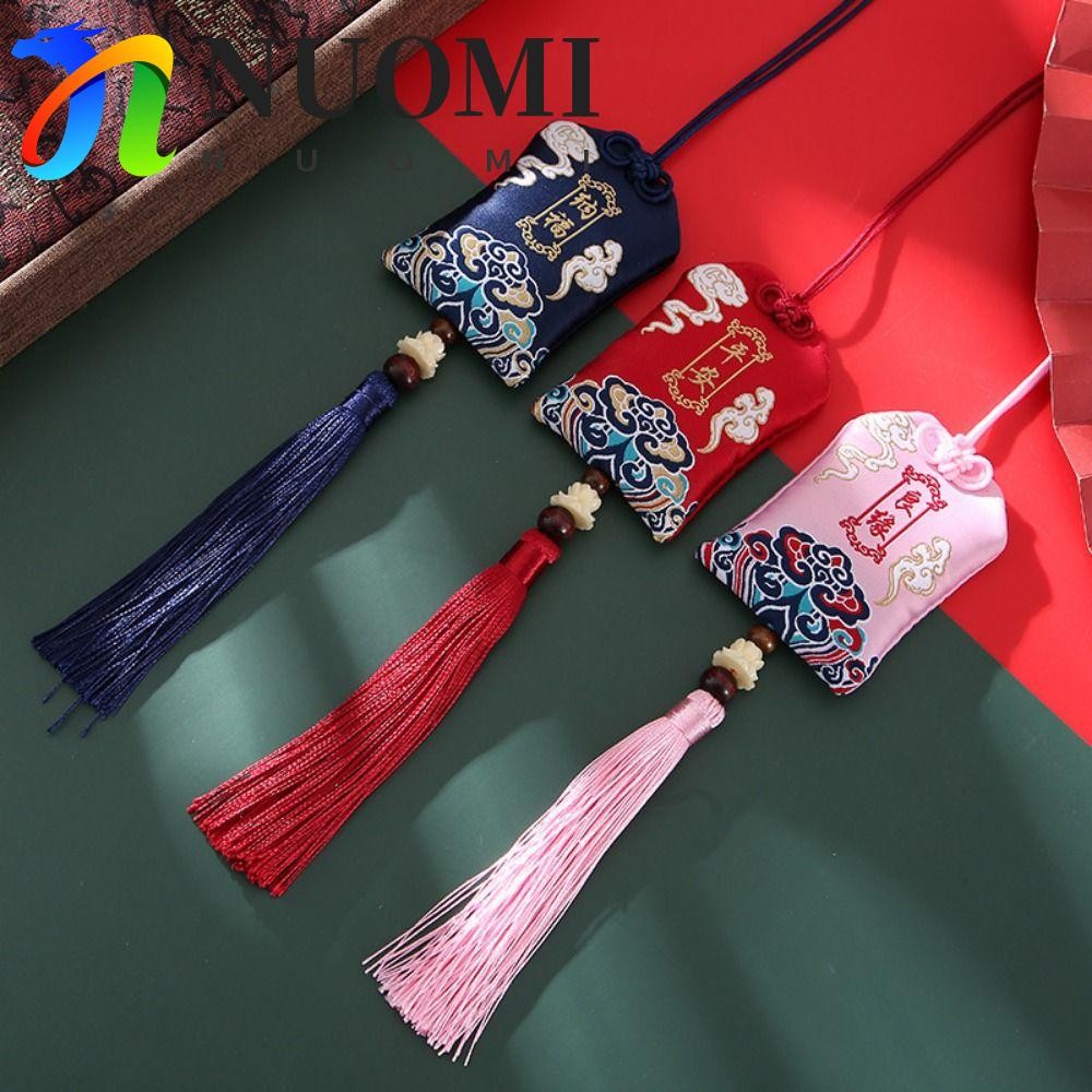  NUOMI NUOMI Gói Lễ Hội Thuyền Rồng, Vintage Lời Chúc Tốt Nhất Bảo Vệ Túi Thơm, Thêu Di Động Treo An
