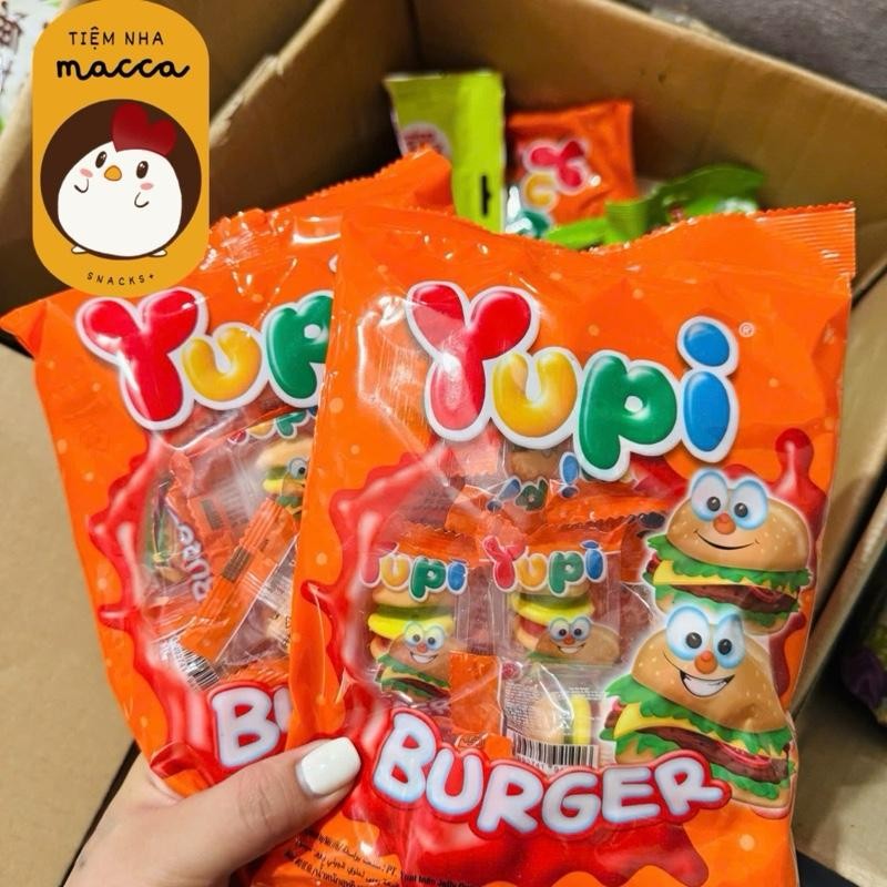 Kẹo Hamburger Yupi siêu ngon ( ngon ngon thơm thơm )