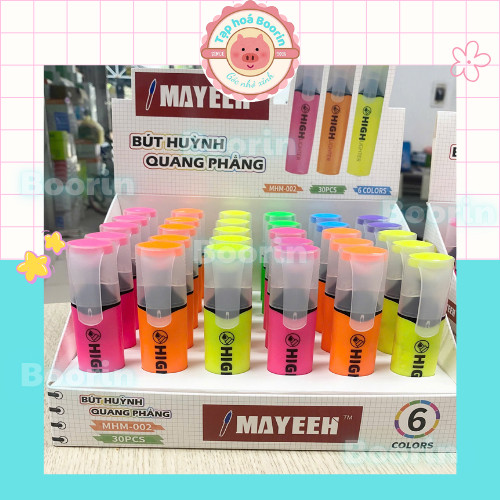 Combo 3 bút highlight bút nhớ dòng màu tươi sáng (6 màu)