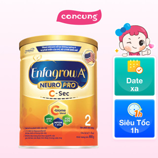 Sản phẩm dinh dưỡng Enfagrow A+ NeuroPro 2 C-Sec 800gr