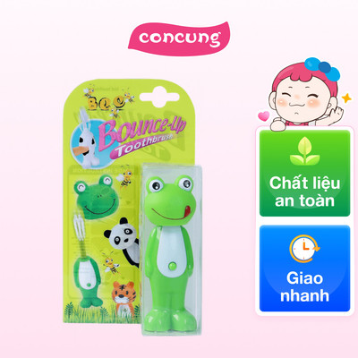 Bàn chải Bee bật nắp chú ếch xanh cho bé