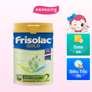 Sữa Frisolac Gold 2, 6 - 12 tháng tuổi (850gr)