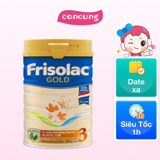 Sữa Frisolac Gold 3, 1 - 2 tuổi (850gr)