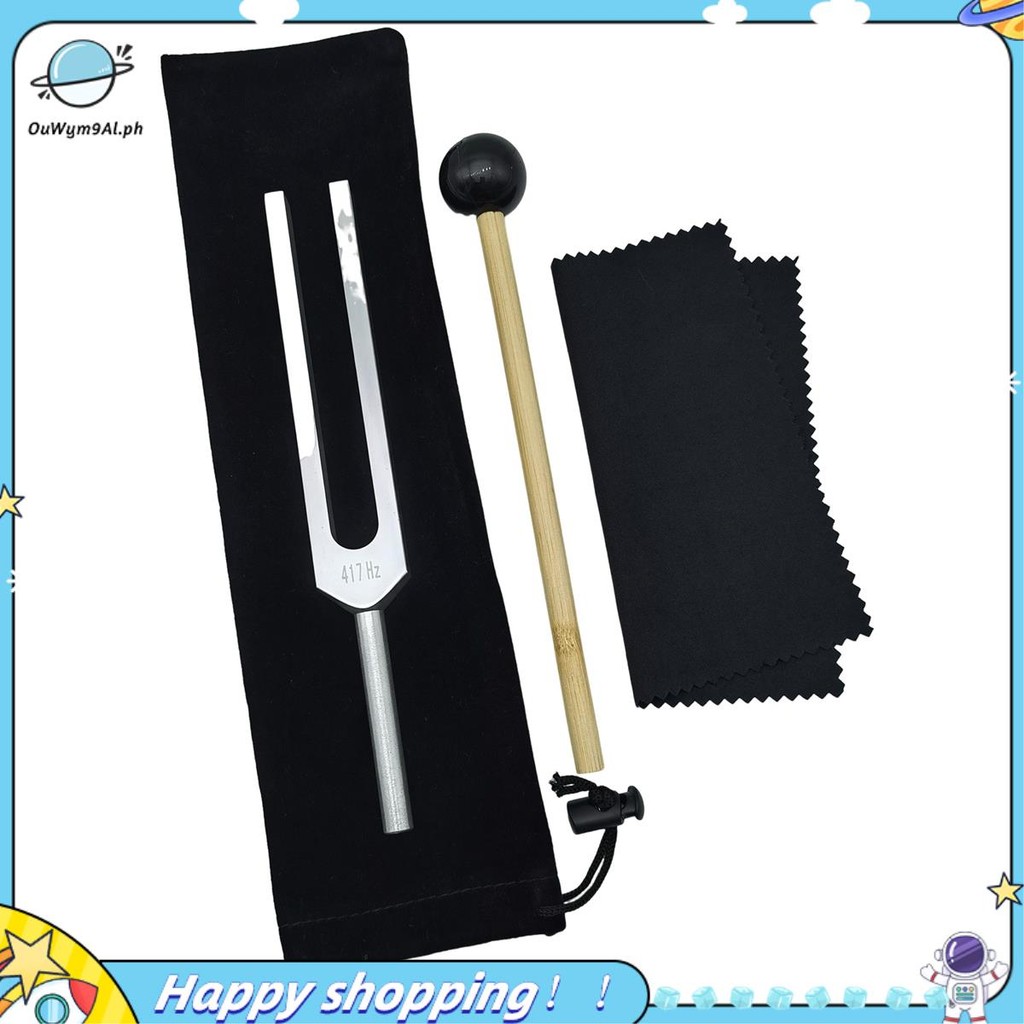 [ouwym9al] Nĩa điều chỉnh phuộc hợp kim nhôm 417Hz với búa silicon, để kiểm tra hệ thần kinh Trị liệ