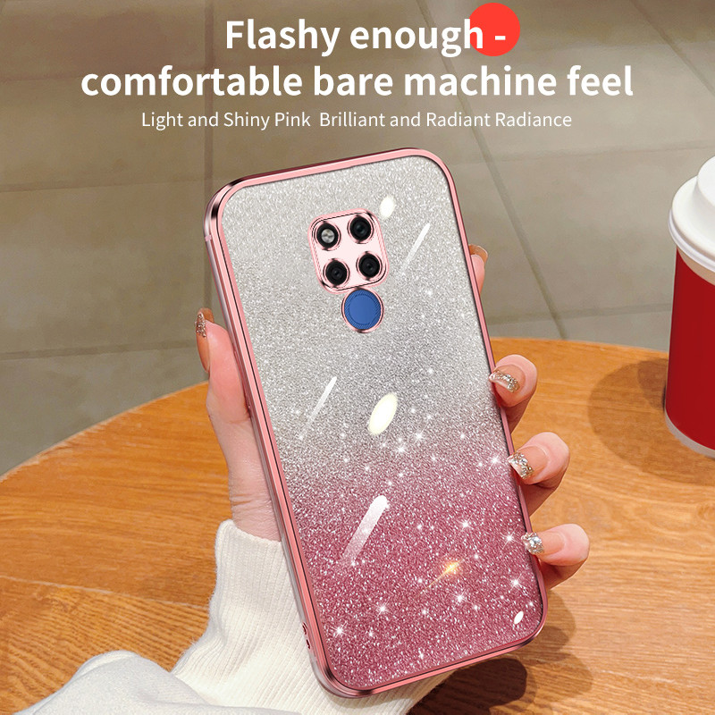Ốp lưng HUAWEI MATE 20 HMA-L29, HMA-L09, HMA-LX9, HMA-AL00, HMA-TL00 Bột lấp lánh chuyển màu thời tr