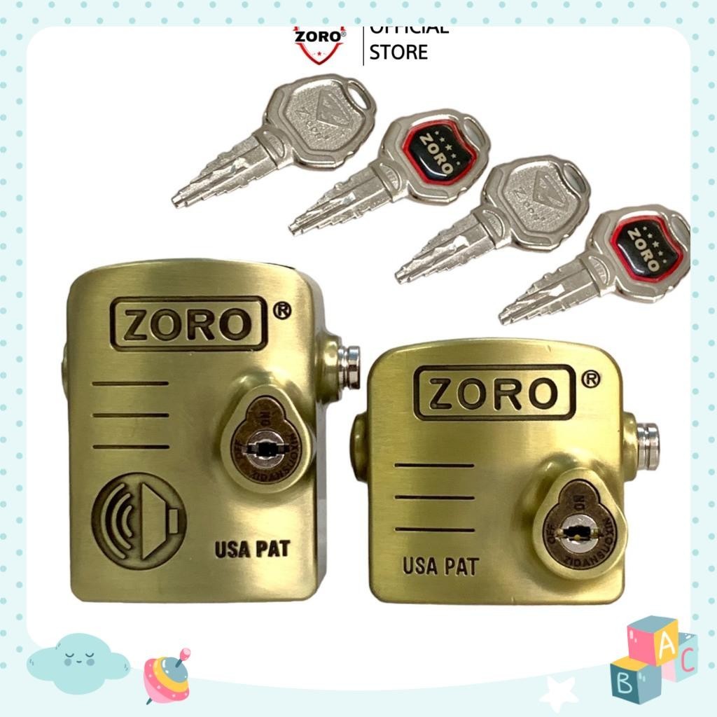 Ổ khóa chụp báo động chống trộm ZORO - chống cắt toàn diện,bảo vệ khoen cửa - âm thanh hú to rõ