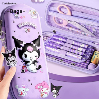 Bút chì, Kuromi / Cinnamoroll / Hộp bút chống nước giai điệu, Hộp đựng văn phòng phẩm bằng da PU dung tích lớn đa chức năng Học sinh