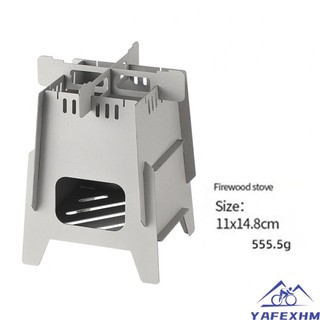 Bếp gỗ cắm trại Bền hiệu quả Làm nóng có thể gập lại Từ khóa di động