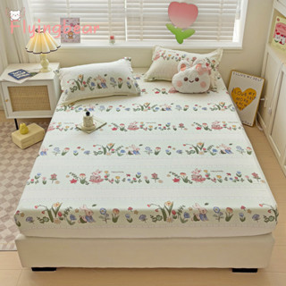 Bộ ba tấm ga trải giường bằng vải cotton rửa FLYINGBEAR, tấm che bụi Simmons, tấm bảo vệ nệm, ga trải giường cố định, chống trượt