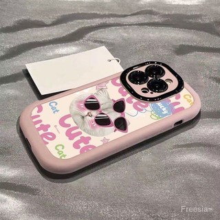 Kính Mát Mèo Thích Hợp Cho Apple 15PROMAX Ốp Điện Thoại IPHONE14 Dễ Thương 13PRO Chống Sốc 12 / 11 / X M9XW
