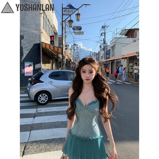 YUSHANLAN váy Đầm váy nữ body đầm Vintage Hàn Phong Cute Korean WLQ2470HI6 29Z240718