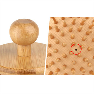 Elbbkg Tay Cầm Tròn Dầu Gội Lược Nanshan Bàn Chải Massage Lược Tròn Cạo Răng Da Đầu Kinh Tuyến Lược Đệm Không Khí Massage Lược Mới