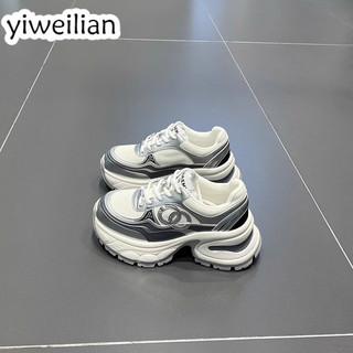 YIWEILIAN giày nữ Giày thể thao nữ sneaker nữ Siêu nhẹ Đế chống trơn trượt Thấm hút mồ hôi Thể thao FYD2450RTC 30Z240722
