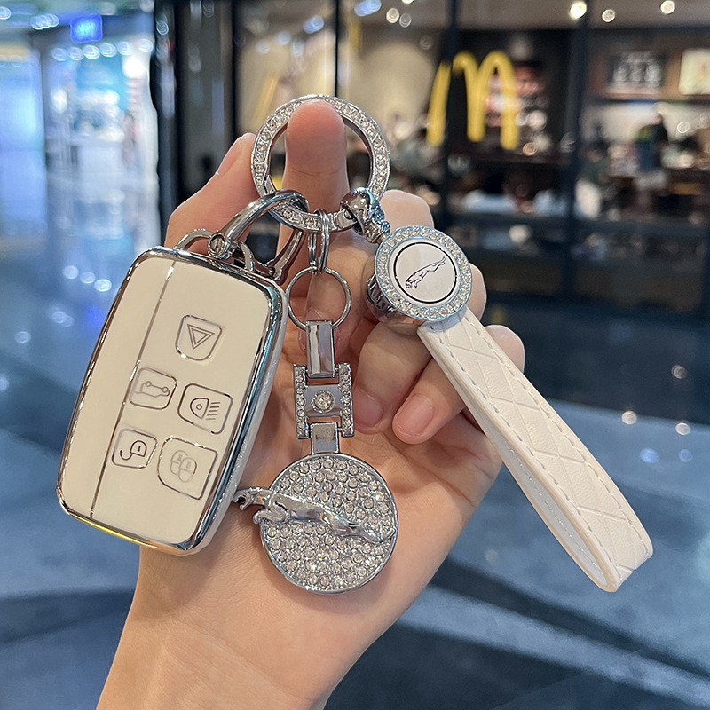 Thích hợp cho Jaguar xfl Chìa Khóa Xe epace Vỏ fpace Túi ftype Khóa Cao Cấp ipace Vỏ Bảo Vệ xj