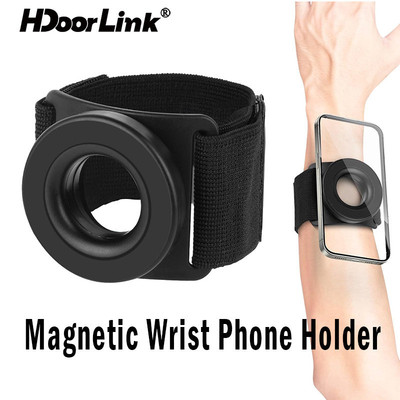 HdoorLink Vòng đeo tay xoay 360 ° giá đỡ điện thoại di động Vòng đeo tay thể thao giá đỡ điện thoại di động thích hợp cho xe máy thể dục thể thao