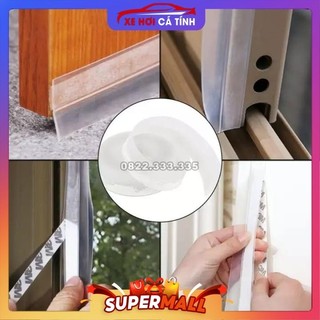 Ron Cao Su Dán Khe Hở Chân Cửa Ngăn Bụi Nước Côn Trùng-Trong kích thước 25 35 45mm-Gioăng dán cửa cao su