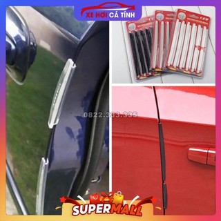 Bộ 8 miếng chống va đập cánh cửa xe hơi oto cấu tạo dạng gài không cần dán keo. Chất liệu mềm mại bền bỉ