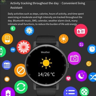 Đồng hồ thông minh Đồng hồ thể thao thể dục tương thích Bluetooth chống nước có sức khỏe