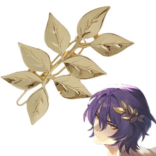 Anime Trò Chơi Honkai Ngôi Sao Đường Sắt Kẹp Tóc Tiến Sĩ Tỷ Lệ Lá Cây Kẹp Tóc Halloween Cosplay Chống Đỡ Phụ Kiện Quà Tặng