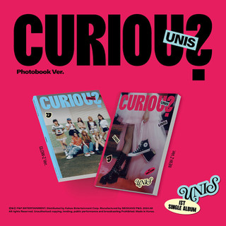 (Photobook Ver.) UNIS - CURIOUS (1st single album)