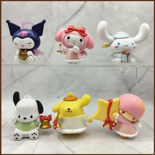 Squar1 6 Sanrio Nhân Vật Hành Động Kuromi Melody Cinnamoroll Pochacco Purin Mô Hình Búp Bê Đồ Chơi Cho Trẻ Em Quà Tặng Lễ Hội Trẻ Em