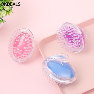 Lược Silicone Chải Tóc Massage Da Đầu Ướt Và Khô Nhiều Màu Sắc