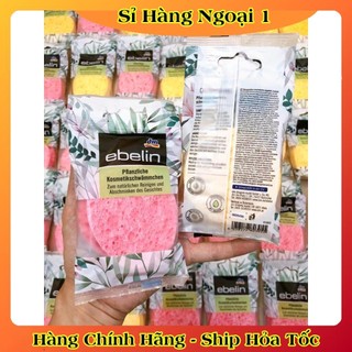 Miếng bọt biển rửa mặt Ebelin Đức - Mẫu mới Đủ Bill