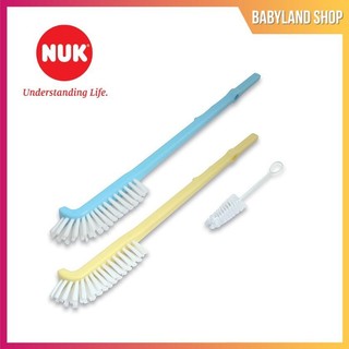 [Chính Hãng] Cọ rửa bình sữa NUK Deluxe - Bộ dụng cụ cọ rửa bình sữa và núm ti NUK
