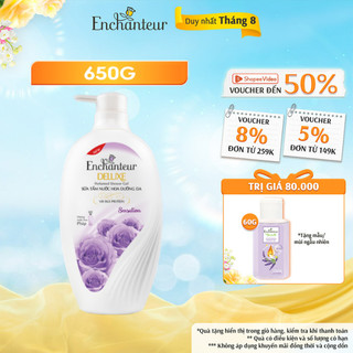 Sữa tắm nước hoa dưỡng da Enchanteur Sensation 650gr