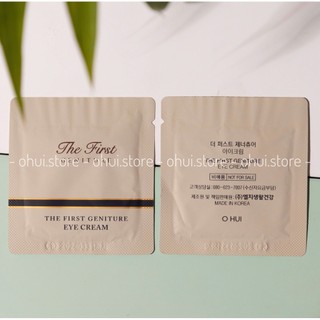 Combo 10 gói kem dưỡng chống lão hoá tái sinh vùng mắt OHUI The First Geniture Eye 10ml