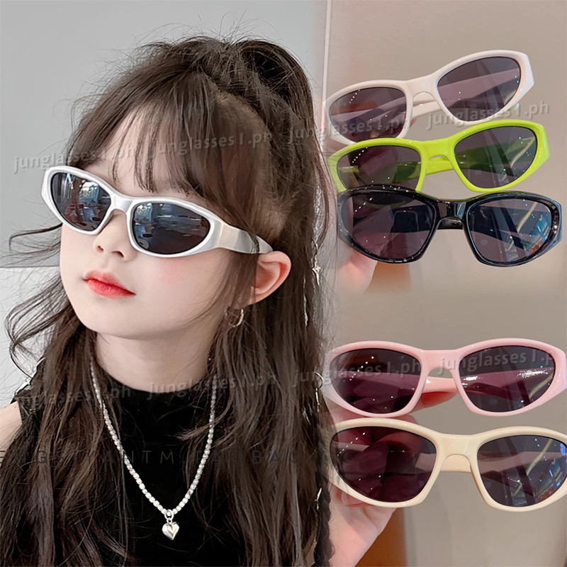 Kính Mát Y2K Dành Cho Trẻ Em Kính Chống Tia UV Cho Trẻ Em Kính Bảo Vệ Thể Thao Cho Bé Cảm Giác Thời 
