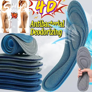 Đế Lót Giày Bằng Cao Su Non Thấm Hút Mồ Hôi Mát Xa Chân Cho Nam Và Nữ