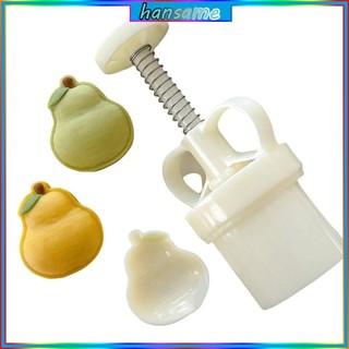 Han Pear Shape Khuôn Bánh Trung Thu Tết Trung Thu Máy Làm Bánh Trung Thu Bánh Trung Thu Tem Cookie Áp Lực Tay Bánh Trung Thu Dụng Cụ Nướng Bánh