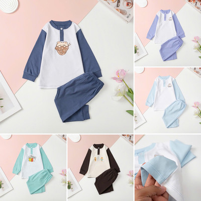 Bộ Sơ Sinh Thu Đông Trơn Màu Cho Bé (Size 6/36 tháng)