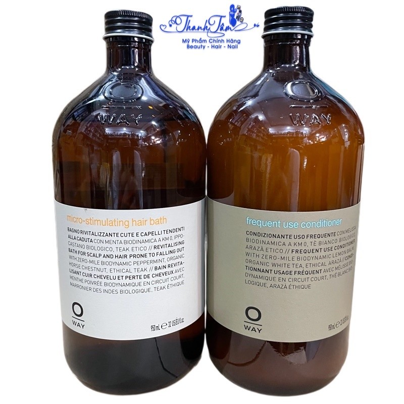 DẦU GỘI/XẢ CHỐNG RỤNG OWAY MICRO-STIMULATING HAIR BATH 950ML/950ML - NK